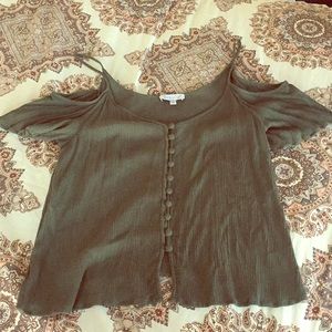 Cold shoulder top